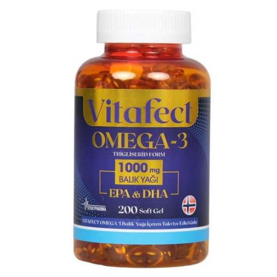  Vitafect Omega 3 200 Softgel - 1
