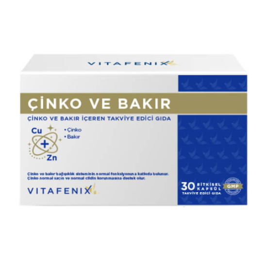 Vitafenix Çinko Bakır 30 Kapsül - 1