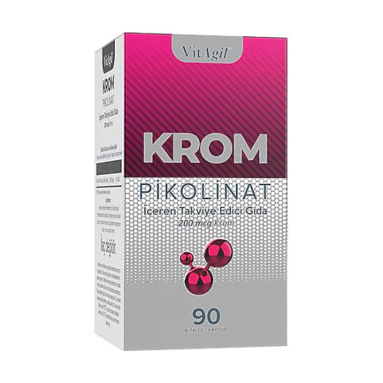  Vitagil Krom Pikolinat 90 Kapsül - 1
