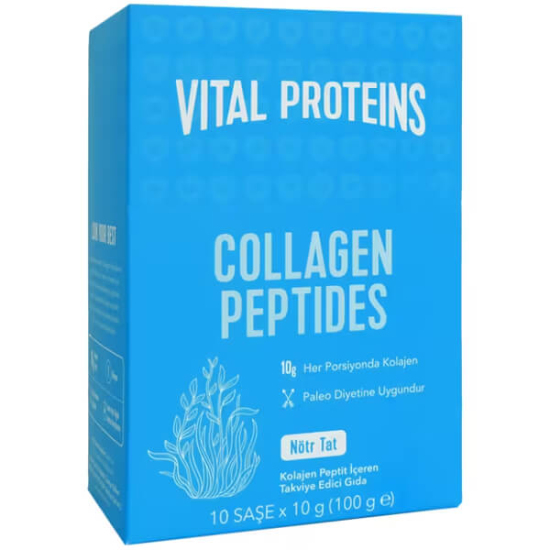  Vital Proteins Collagen Peptides 10 Saşe 10 Gr Nötr Tat - 1