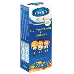 Vitallin Kids Multivitamin Mineral Şurup 150 ml - Vitallin