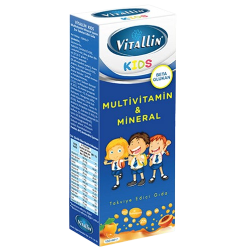  Vitallin Kids Multivitamin Mineral Şurup 150 ml - 1