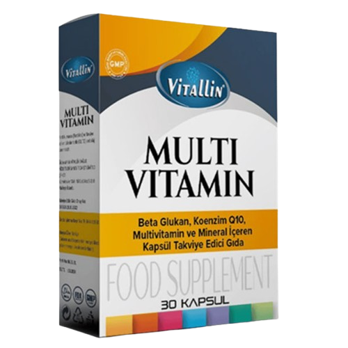  Vitallin Multivitamin 30 Kapsül - 1