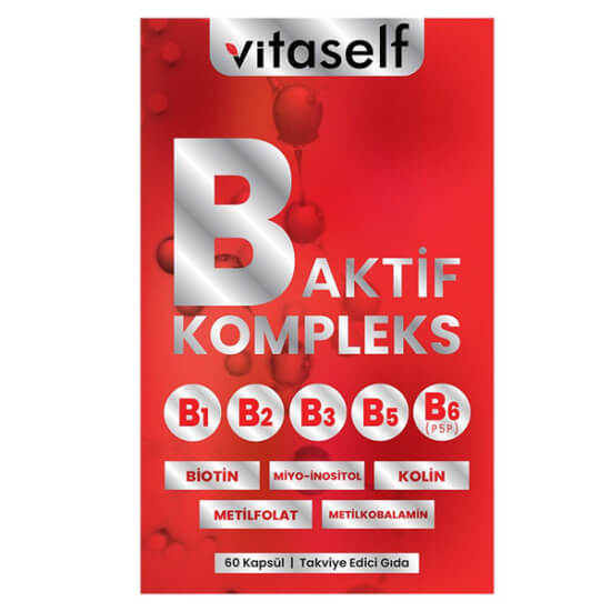  Vitaself B Aktif Kompleks 60 Kapsül - 1