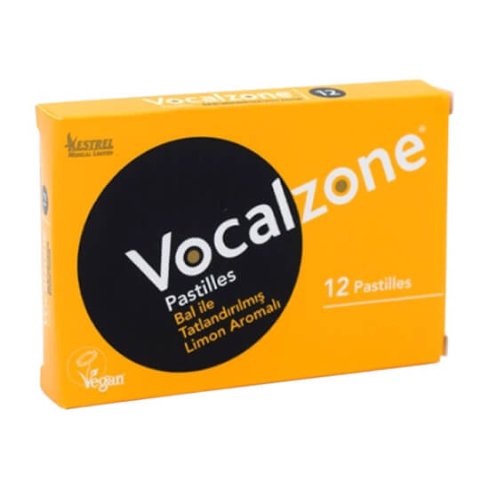  Vocalzone Ballı Limonlu Pastil 12 li - 1