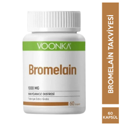 Voonka - Voonka Bromelain 60 Kapsül Voonka - Voonka Bromelain 60 Kapsül