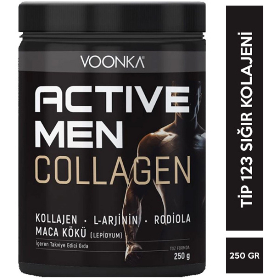Voonka Collagen Active Men 250 gr Kolajen Takviyesi - 1
