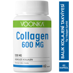 Voonka - Voonka Collagen İçerikli Takviye Edici Gıda 62 Kapsül Voonka - Voonka Collagen İçerikli Takviye Edici Gıda 62 Kapsül