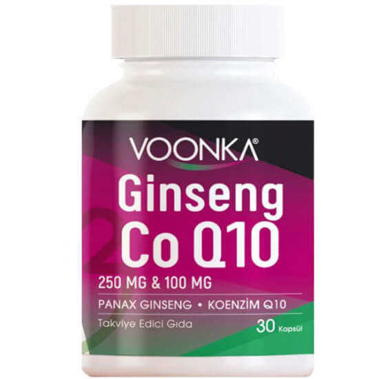  Voonka Ginseng Coenzyme Q10 30 Kapsül - 1