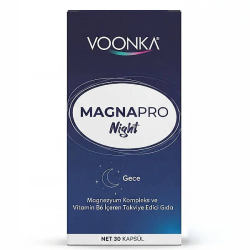 Voonka Magnapro Night 30 Kapsül Magnezyum - Voonka