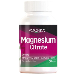 Voonka Magnesium Citrate 60 Kapsül Magnezyum Takviyesi - Voonka