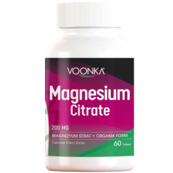 Voonka Magnesium Citrate 60 Kapsül Magnezyum Takviyesi - Voonka
