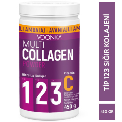 Voonka - Voonka Multi Collagen Powder 450 GR C Vitamini İçeren Kolajen Takviyesi Voonka - Voonka Multi Collagen Powder 450 GR C Vitamini İçeren Kolajen Takviyesi