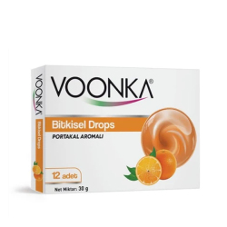 Voonka Pastil Portakal C Vitamini Bitkisel Drops 12 li - Voonka