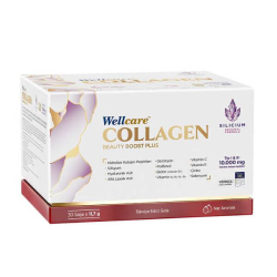 Wellcare Collagen Beauty Boost Plus 10,000 mg Nar Aromali 30 Saşe - Wellcare