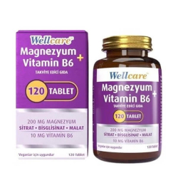 Wellcare Magnezyum Vitamin B6 120 Tablet - Wellcare