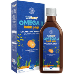 Wellcare Omega 3 Fish Oil 150 ML Mandalina