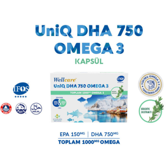 Wellcare Uniq 750 Omega 3 30 Kapsül - 2