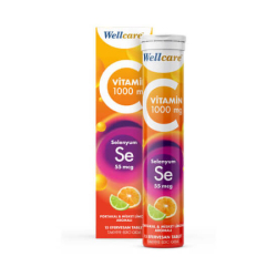 Wellcare Vitamin C Selenyum 15 Efervesan Tablet - Wellcare