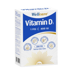 Wellcare Vitamin D3 400 IU 30 ml