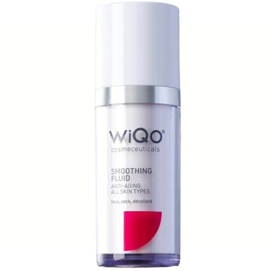 Wiqo Smoothing Face Fluid 30 ml yüz bakım serumu, aktif glikolik asitli, aydınlatıcı, leke ve kırışıklık karşıtı bakım- 1
