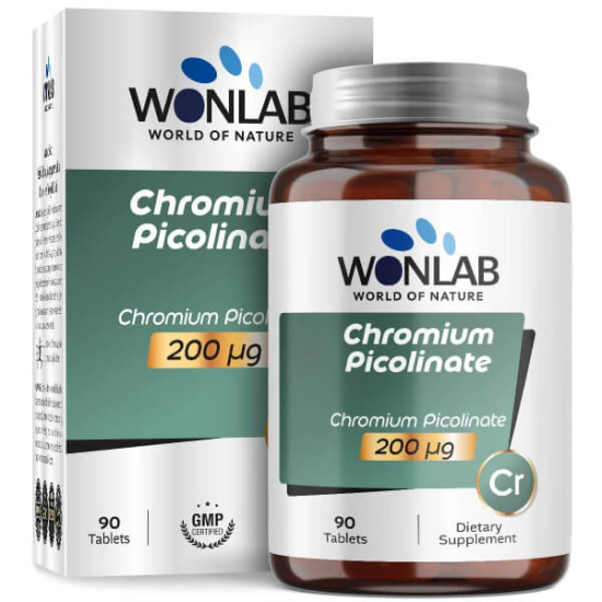  Wonlab Krom Pikolinat 200 mg 90 Tablet - 1