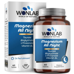 Wonlab Magnesium All Night 60 Tablet - Wonlab