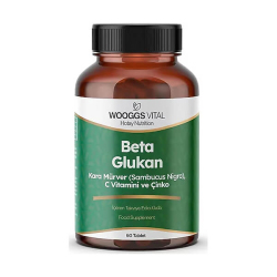 Wooggs Vital Beta Glukan Kara Mürver C Vitamini Ve Çinko 60 Tablet - Wooggs Vital