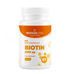 Wooggs Vital Biotin Iteg 120 Tablet - Wooggs Vital