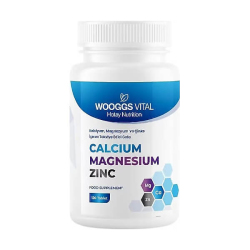 Wooggs Vital Kalsiyum Magnesium ve Zinc Iteg 120 Tablet - Wooggs Vital