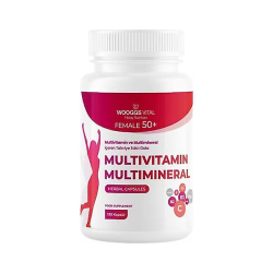Wooggs Vital Multivitamin ve Multimineral Female 50+ Iteg 120 Kapsül - Wooggs Vital