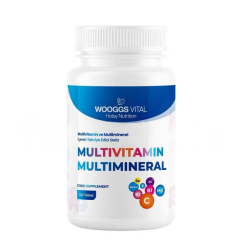 Wooggs Vital Multivitamin ve Multimineral İçeren Takviye Edici Gida 120 Tablet - Wooggs Vital