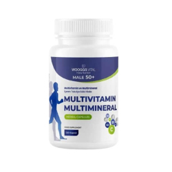 Wooggs Vital Multivitamin ve Multimineral Men 50+ Iteg 120 Kapsül - Wooggs Vital