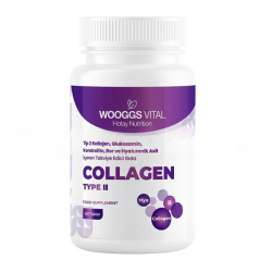 Wooggs Vital Tip 2 Kolajen Glukozamin Kondroitin Bor İçeren Takviye Edici Gida 60 Tablet - Wooggs Vital