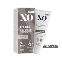 XO Pure Effective Parfümsüz Krem Deodorant 75 ml - XO