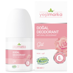 Yeşilmarka - Yeşilmarka Doğal Gül Kokulu Deodorant 50 ml Yeşilmarka - Yeşilmarka Doğal Gül Kokulu Deodorant 50 ml