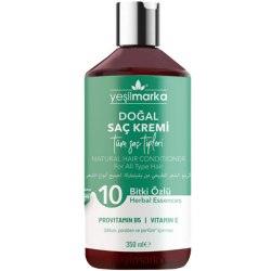 Yeşilmarka - Yeşilmarka Doğal Saç Kremi Tüm Saç Tipleri İçin 350 ML Yeşilmarka - Yeşilmarka Doğal Saç Kremi Tüm Saç Tipleri İçin 350 ML