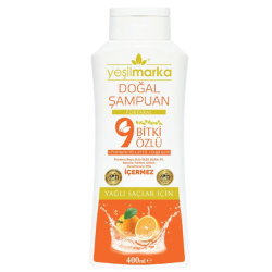 Yeşilmarka - Yeşilmarka Doğal Şampuan Yağlı Saçlar İçin 400 ml Yeşilmarka - Yeşilmarka Doğal Şampuan Yağlı Saçlar İçin 400 ml