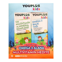 Youplus Kids Omega 3 Balık Yağı 150 ml + Kids VM 150 ml - Abdi İbrahim