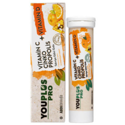 Youplus Pro Vitamin C D Çinko Propolis 15 Efervesan Tablet - Abdi İbrahim