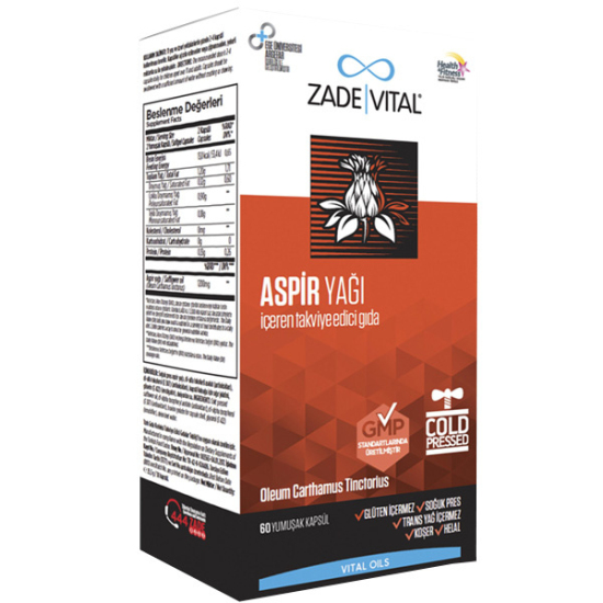 Zade Vital Aspir Yağı 600 mg 60 Kapsül - 2