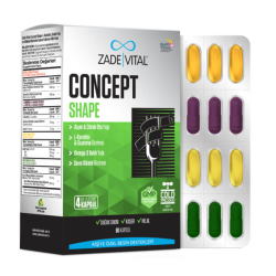 Zade Vital Concept Shape 60 Kapsül - Zade Vital