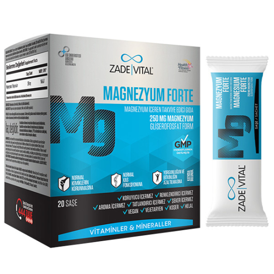 Zade Vital Magnezyum Forte 20 Şase - 2