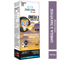 Zade Vital - Zade Vital Miniza Omega 3 Çörek Otu Yağı 150 ML Zade Vital - Zade Vital Miniza Omega 3 Çörek Otu Yağı 150 ML