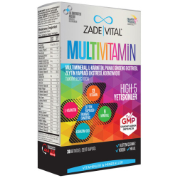 Zade Vital Multivitamin 30 Bitkisel Kapsül - Thumbnail