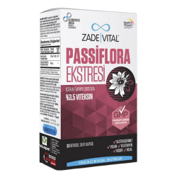 Zade Vital Passiflora 30 Kapsül - Zade Vital