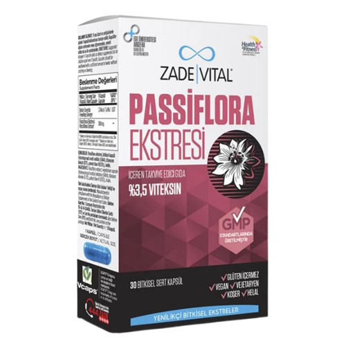  Zade Vital Passiflora 30 Kapsül - 1
