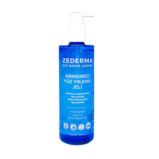 Zederma Arındırıcı Yüz Yıkama Jeli Yağlı Akne Eğilimli ve Hassas Ciltler İçin 400 ml - 1