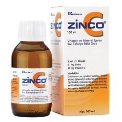 Zinco C 5 mg Şurup 100 ml - Berko İlaç