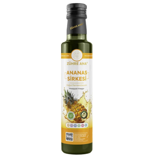  Zühre Ana Ananas Sirkesi Doğal Fermantasyon Pineapple Vinegar 500 ml - 1
